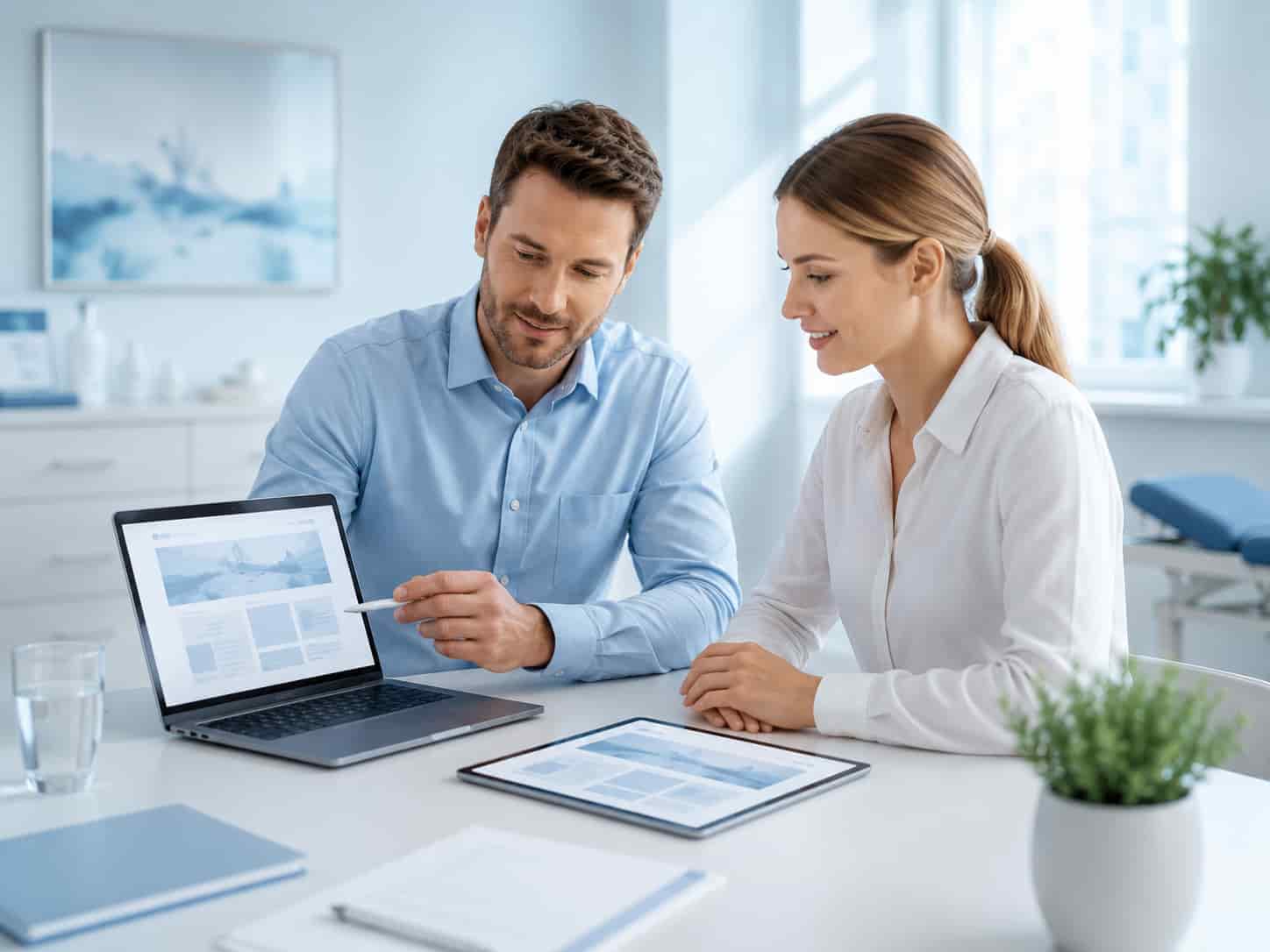 Beratung zu Webdesign und Website-Struktur für medizinische Anbieter