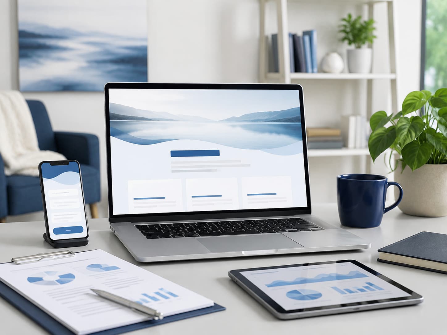 Digitale Praxiswebsite und lokale Sichtbarkeit für Therapeuten